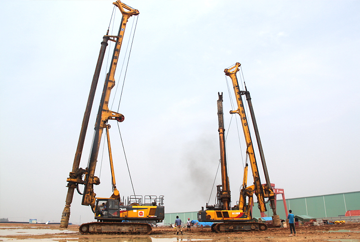 2013年5月徐工旋挖鉆助力潞安集團建設世界最大煤轉油基地